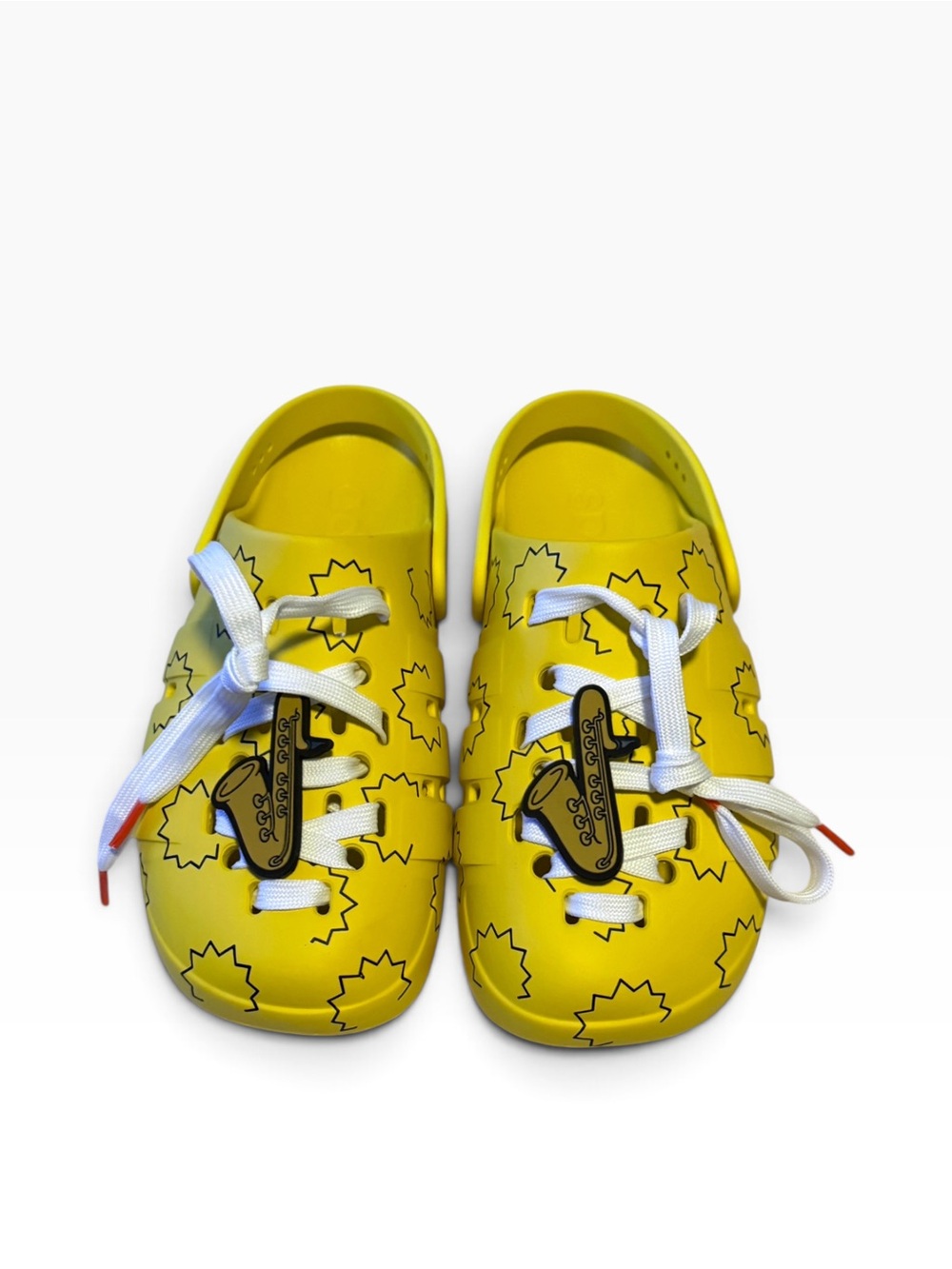 adidas x The Simpsons Adilette Clog Lisa Simpson Unisex Casual Sandal 10 HQ2580